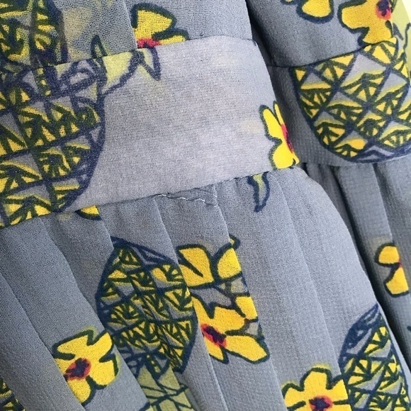 MODCLOTH Expansive Interests A-Line Pineapple Dress. - Picture 13 of 13